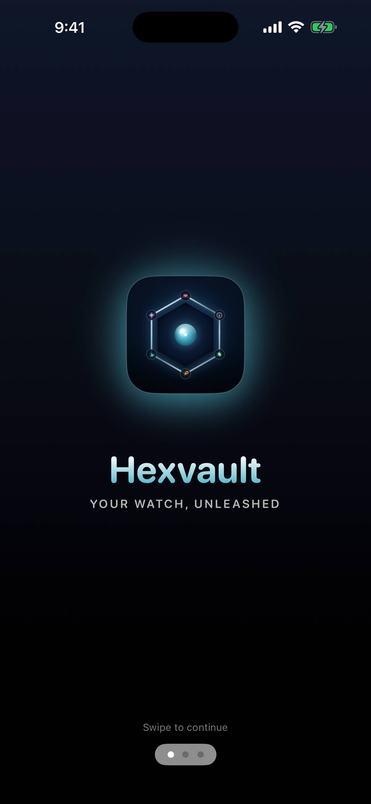 Hexvault on iPhone